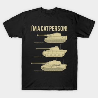 Tanks! im a cat person! T-Shirt